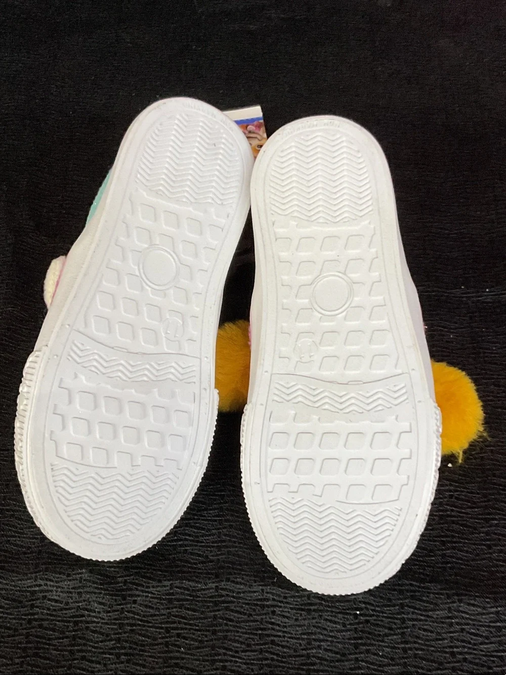 Paw Patrol Girls Pink Plush Character Slip-On Shoes with Yellow Pom Ears